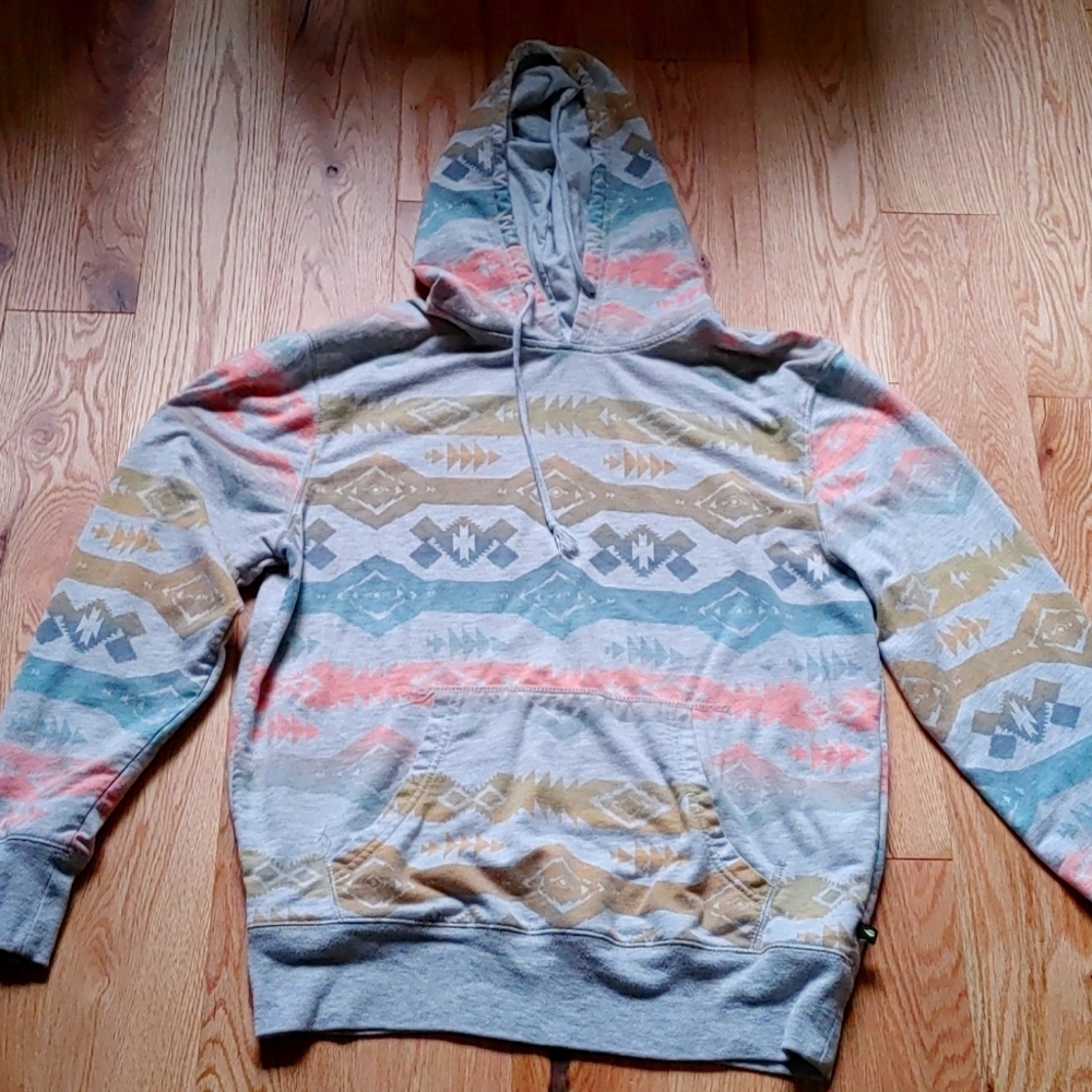 Boathouse.  Women's hoodie. Aztec/ Boho print. Size small.